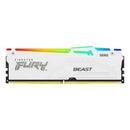 32GB 5600MTS DDR5 CL36 DIMM (KIT OF 2) FURY BEAST WHITE RGB EXPO