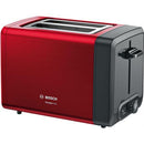 Bosch TAT4P424DE torradeira 2 fatia(s) 970 W Preto, Vermelho