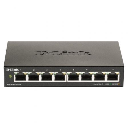 D-Link DGS-1100-08V2 switch de rede Gerido L2 Gigabit Ethernet (1