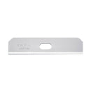 CONJUNTO DE 10 LÂMINAS SKB-7 TRAPEZOIDES PRATEADAS 50X12,5X0,4MM