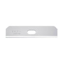 CONJUNTO DE 10 LÂMINAS SKB-7 TRAPEZOIDES PRATEADAS 50X12,5X0,4MM