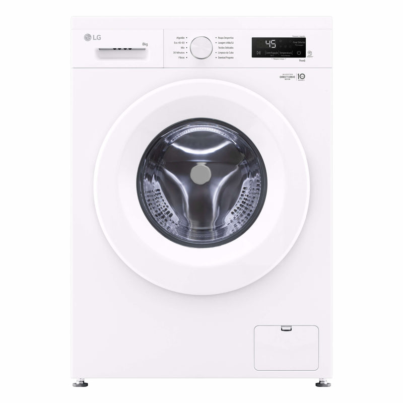 MÁQUINA DE LAVAR ROUPA LG 8KG 1400RT AI DD STEAM (A)