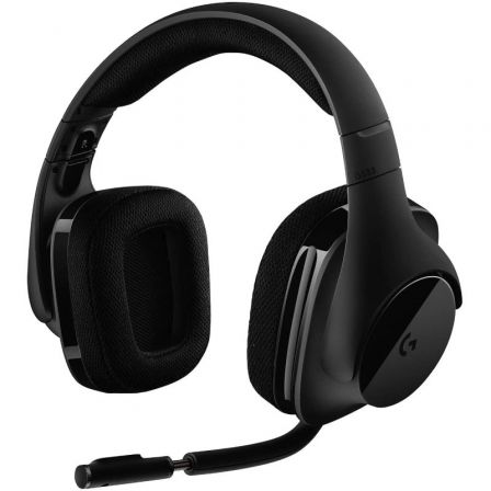 AURICULARES GAMING INALÁMBRICOS CON MICRÓFONO LOGITECH G533 NEGRO