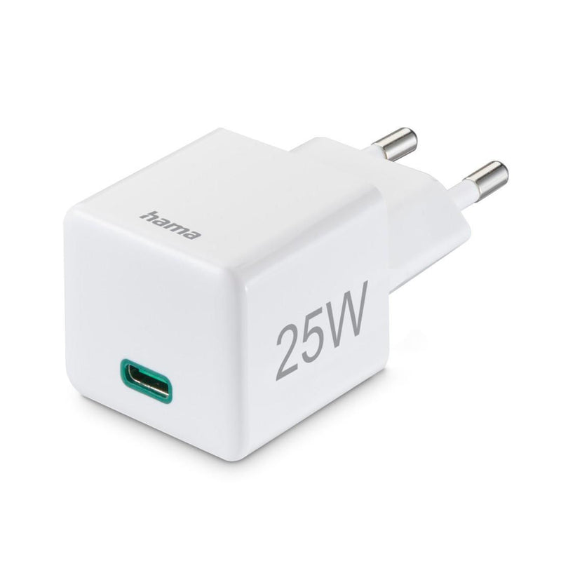 MINI CARREGADOR HAMA 220W  PDQC, USB-C, 25W, BRANCO