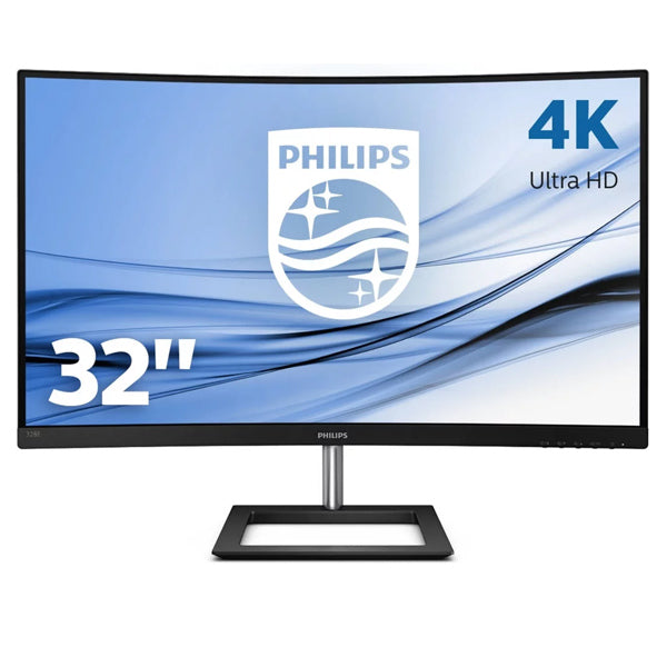 PHILIPS MONITOR LED 32" (31.5) CURVO UHD 4K HDMI DP COLUNAS 328E1