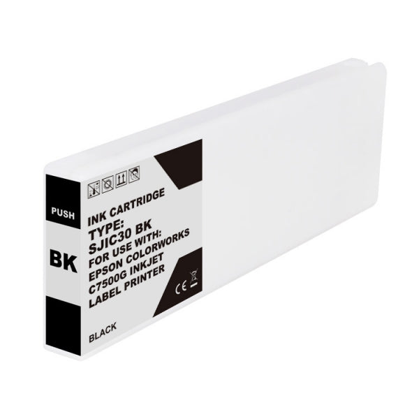 EPSON SJIC30P NEGRO CARTUCHO DE TINTA PIGMENTADA GENERICO - REEMP