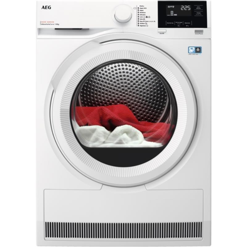 MÁQUINA DE SECAR ROUPA AEG TR818A1OB( 8 KG - CONDENSAÇÃO COM BOMB