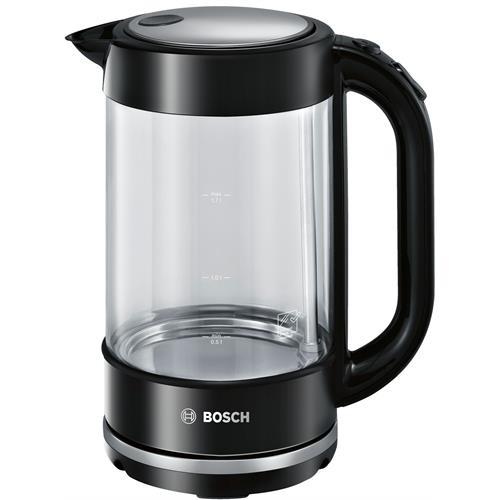 Bosch TWK70B03 chaleira elétrica 1,7 l 2400 W Preto, Transparente