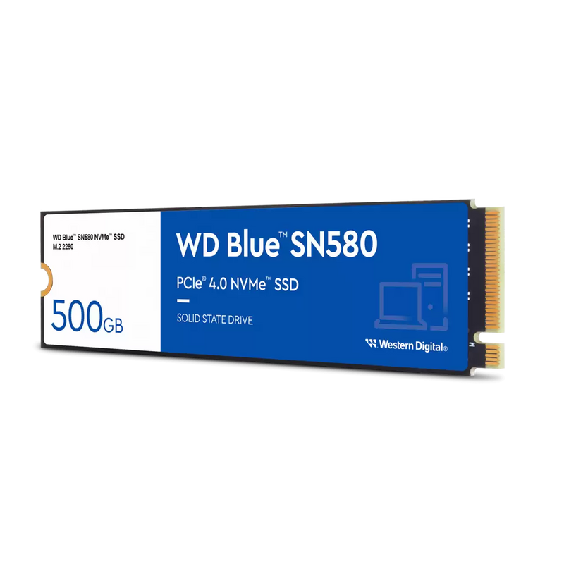 DISCO SSD WESTERN DIGITAL WD BLUE SN580 500GB M.2 2280 PCIE