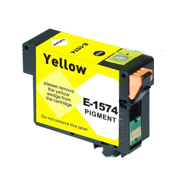 EPSON T1574 AMARILLO CARTUCHO DE TINTA PIGMENTADA GENERICO - REEM