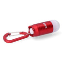 CHAVEIRO COM LANTERNA E MOSQUETÃO. 3XLR44 (PILHAS INCLUÍDAS) CORE