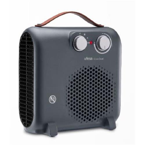 TERMOVENTILADOR UFESA -CRUXDUALGREY( 2000 W - 2 T - CINZENTO  )