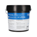 PINTURA PLÁSTICA MATE INTERIOR BRANCA 4L EDM