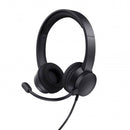 AURICULARES TRUST HS-260 CON MICRÓFONO USB NEGROS