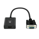 Ewent EW9866 cabo DisplayPort 2 m Mini DisplayPort Preto