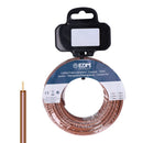 ROLO DE CABO FLEXÍVEL 6MM CASTANHO LIVRE DE HALOGÉNEOS 25M
