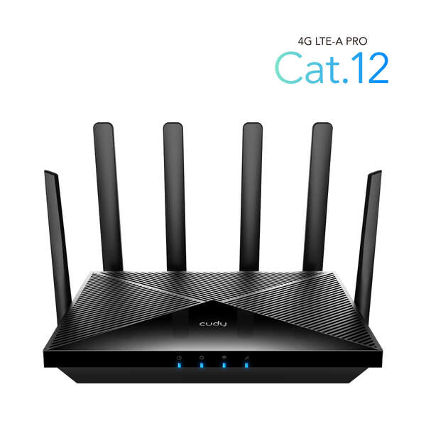 ROUTER WIFI CUDY LT12 AC1200 4G LTE DUPLA BANDA 4X PORTAS GIGABIT