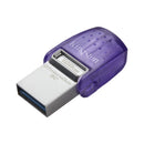 PEN DRIVE KINGSTON 128GB DATATRAVELER MICRODUO 3C USB 3.2  DUAL-T