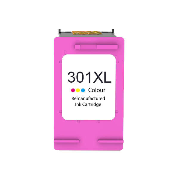 HP 301XL COLOR CARTUCHO DE TINTA REMANUFACTURADO - MUESTRA NIVEL