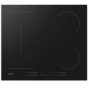 Candy Moderna CTP644MCBB/1 Preto Embutido 60 cm Placa com zona de