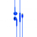 AURICULARES DCU USB TIPO C STEREO AZUL