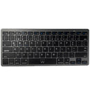 TECLADO BLUETOOTH UNIVERSAL IOSANDROIDWIN, ULTRA SLIM, CINZA E PR