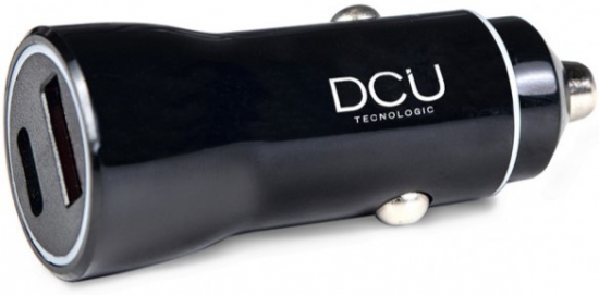 CARGADOR DCU COCHE 1XUSB C 1XUSB A DE 18W