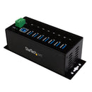 StarTech.com Concentrador USB 3.0 Industrial de 7 portas com prot