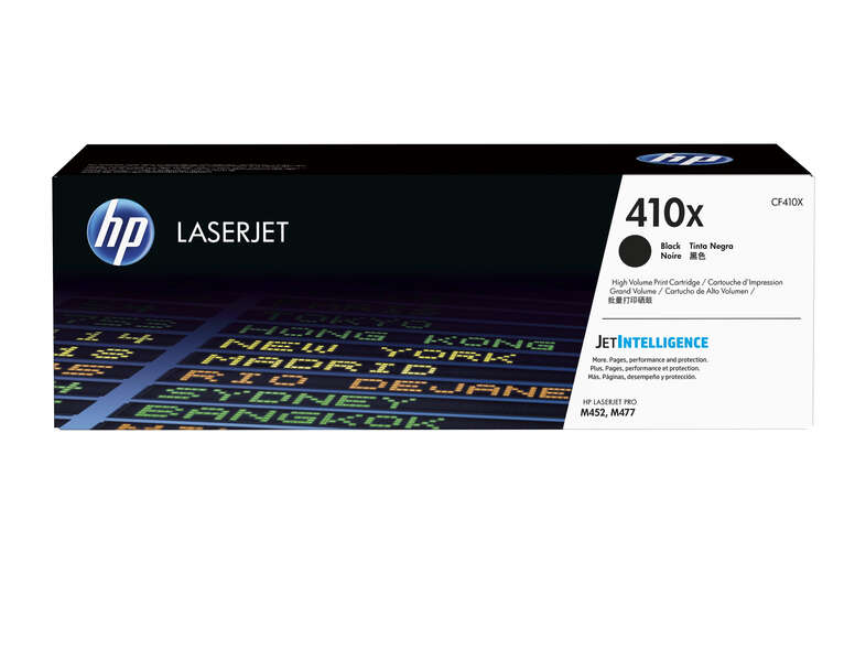 TONER ORIGINAL HP LASERJET 410X PRETO DE ELEVADO RENDIMENTO