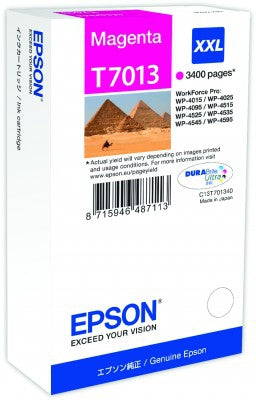 Epson Série WP4000/4500 Tinteiro XXL Magenta C13T7013 3,4k