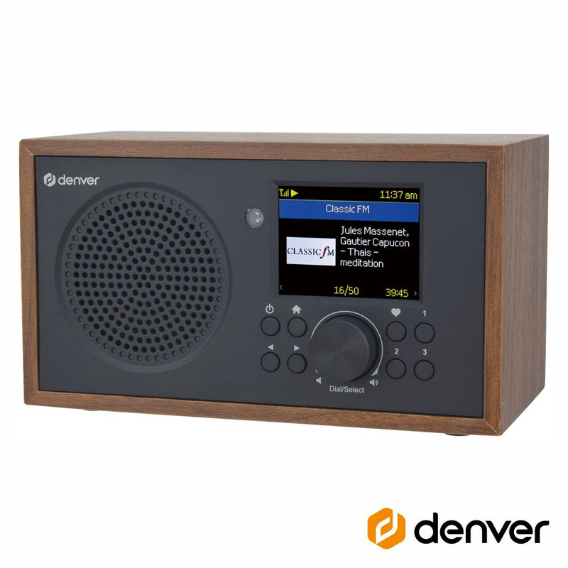 RÁDIO PORTÁTIL WIFI FMAUXBT 30W DENVER