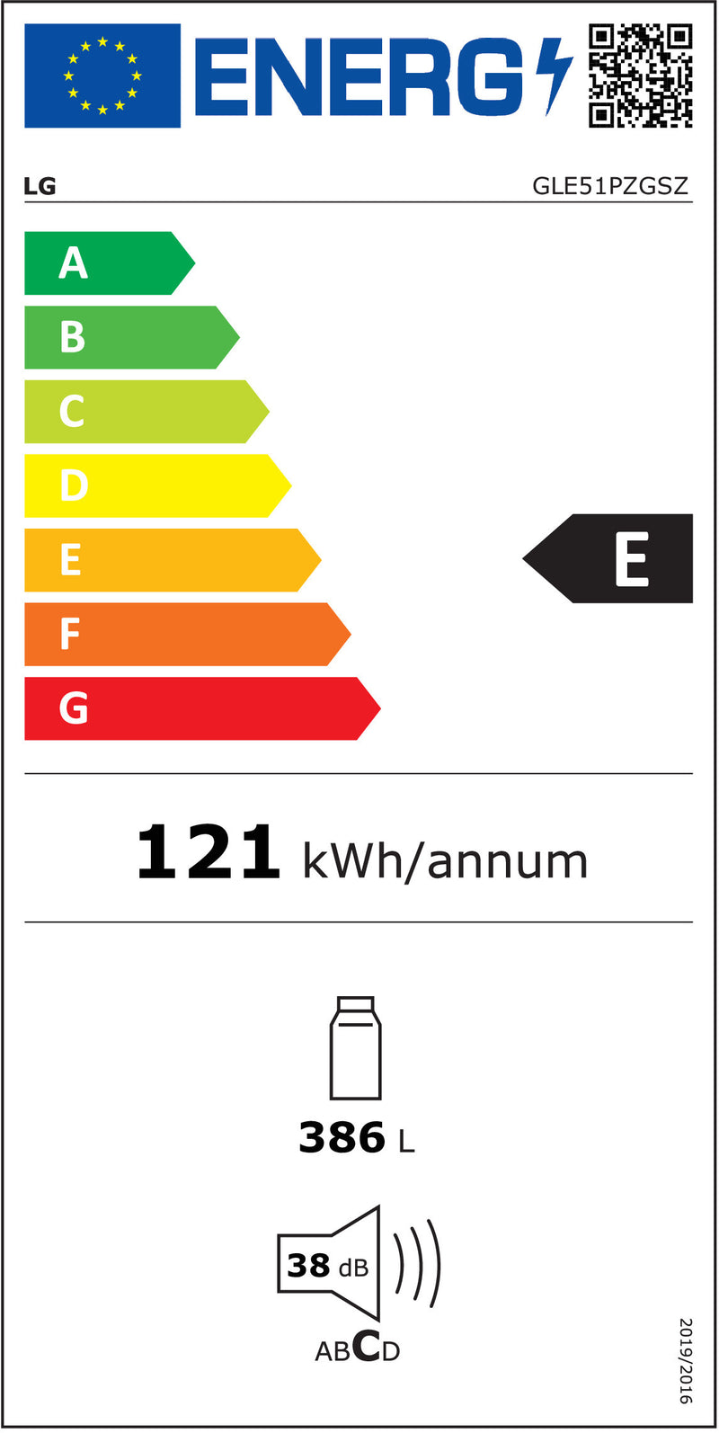 LG - FRIGORÍFICO 1 PORTA GLE51PZGSZ