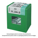 CAIXA L 40 UNID. ANILHA LARGA ZINCO 11,0X34X3MM FADIX