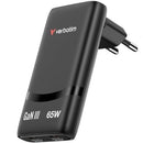CARGADOR DE PARED GAN VERBATIM FOLD `N` GO 2XUSB TIPO-C 65W