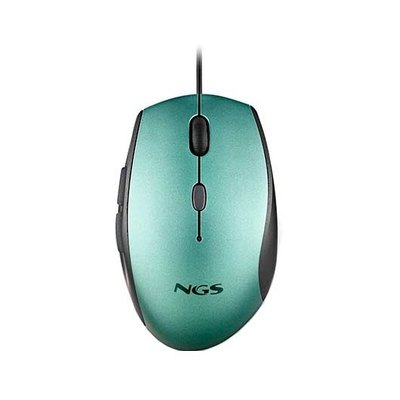 RATO ERGONÓMICO NGS MOTH ICE ATÉ 1600 DPI VERDE