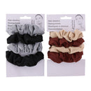 PACK DE 4 ELÁSTICOS DE CABELO, 2 COES SORTIDAS. JULIETTE FASHION
