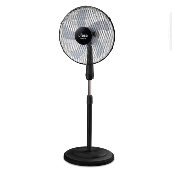 VENTILADOR PIE UFESA SEATTLE 40CM 50W NGRO