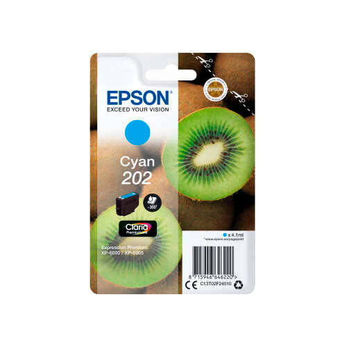 Epson Kiwi 202 tinteiro 1 unidade(s) Original Rendimento padrão C