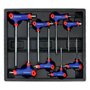 CHAVES TORX CABO EM T, T10-T50, CONJUNTO 8 PEÇAS