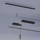 CANDEEIRO DE TETO SUSPENSO EASYLINK, PAXIE GU10, PRETO, Ø60 X 155
