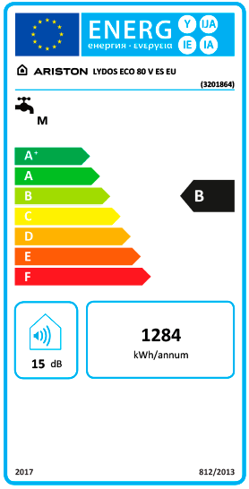 ARISTON - TERMOACUMULADOR LYDOS ECO 80 V ES EU