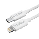 CABO KODAK LIGHTNING A USB C 1M BRANCO