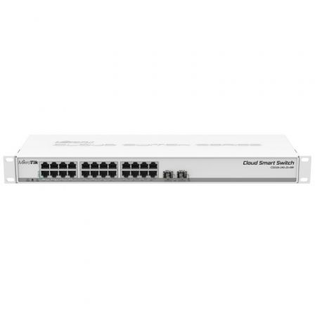 SWITCH MIKROTIK CSS326-24G-2S+RM 26 PUERTOS RJ45 101001000 SFP PO