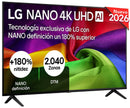 TV LG 50" 50NU8E0B3LA UHD NANO A7 WEBOS26 HDR10PRO