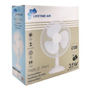 VENTOINHA DE MESA 35 W, Ø30 CM, BRANCO