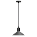 PINGENTE DE FERRO PRETO CLARO (SEM FONTE DE LUZ) E27