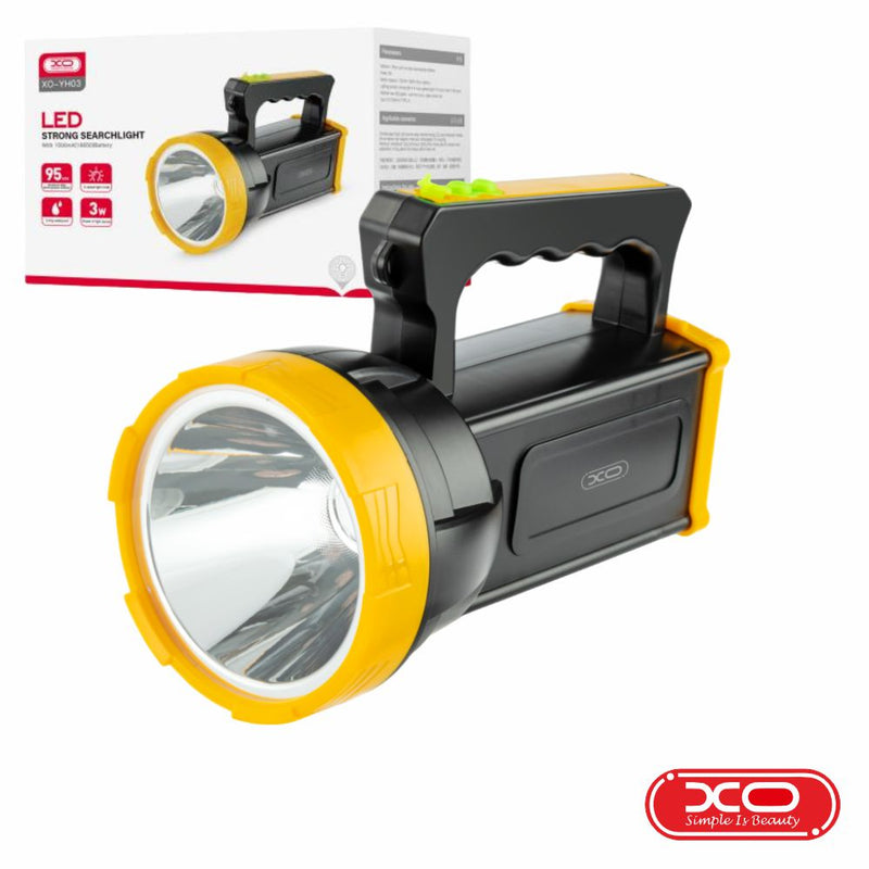 XO FOCO POTENTE RECARGABLE - TAMAÑO OPTICA 95MM - LUZ FUERTE HAST