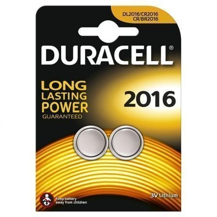 PILHA DURACELL ESPECIAL ELECTR CR2016, 2016K2