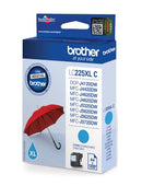 Brother LC-225XLCBP tinteiro 1 unidade(s) Original Ciano