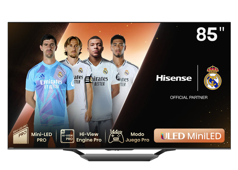 TV HISENSE 85" 85U7NQ UHD MINILED ULED QLED 144HZ